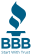Better Business Bureau logo.